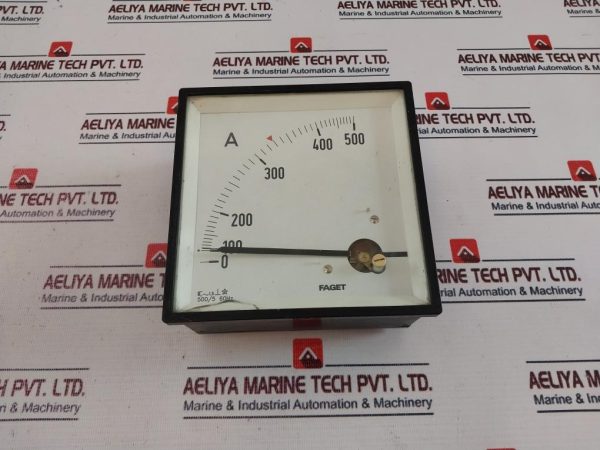 Faget 0-500 A Ammeter 