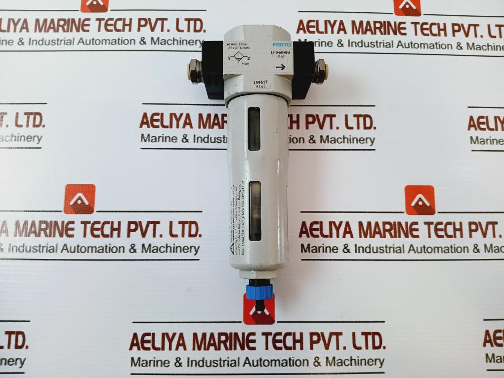 Festo Lf-d-mini-a Pneumatic Filter With Automatic Drain