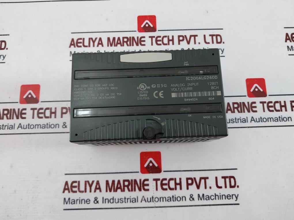Ge Fanuc Ic200alg260d Analog Input Module