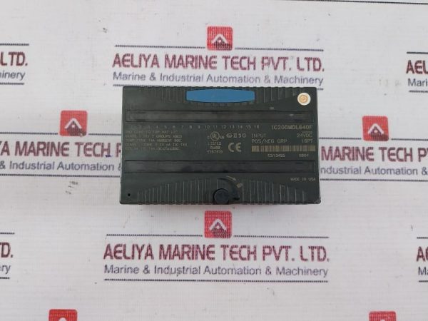 Ge Fanuc Ic200mdl640f Input Module 24v