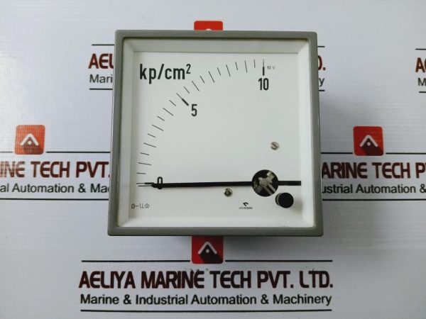 Gossen 0-10 Kpcm2 Analogue Panel Ammeter 10 V