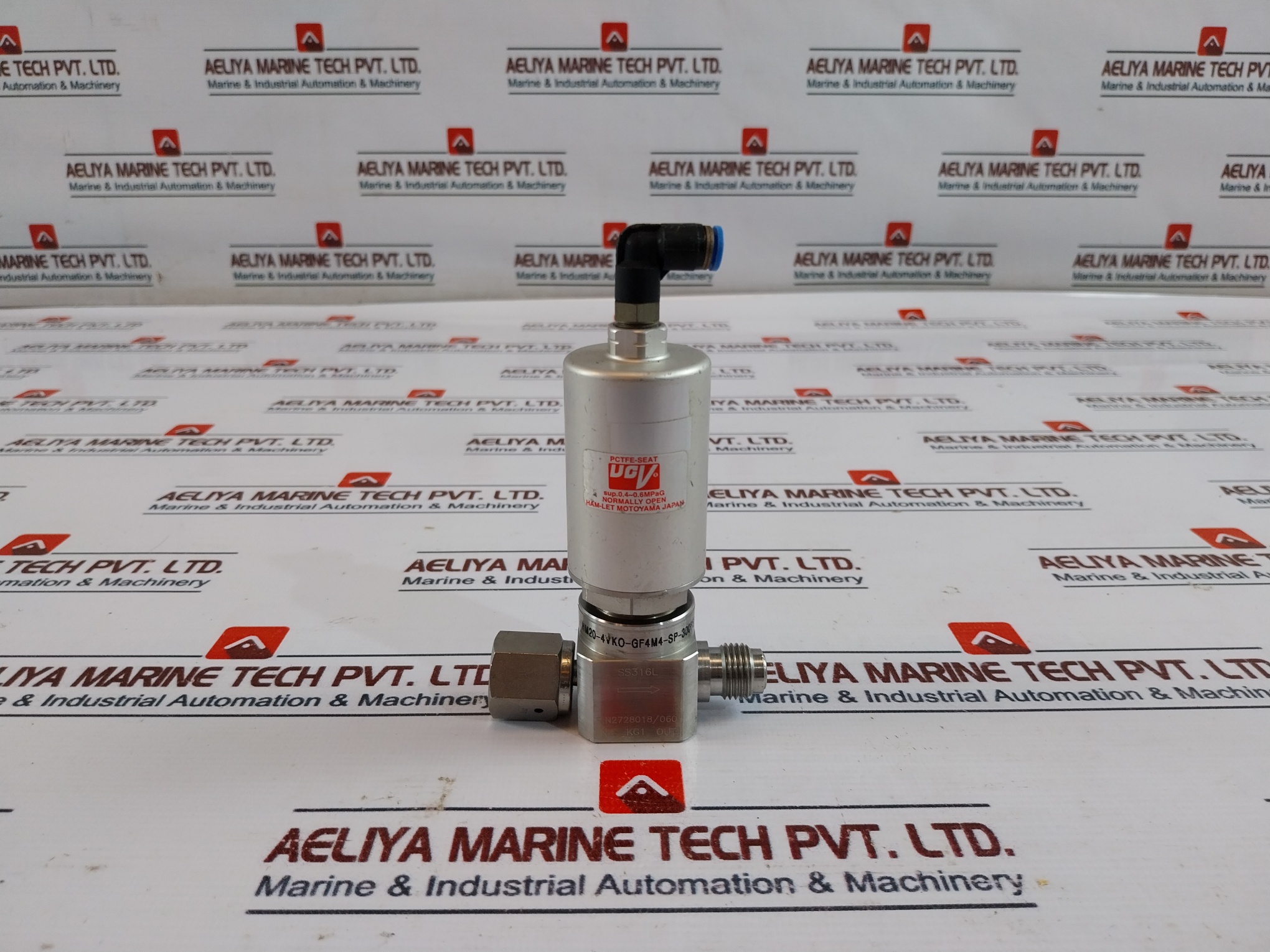 Ham-let Hm20-4vko-gf4m4-sp-300psi Pneumatic Diaphragm Valve - Aeliya Marine