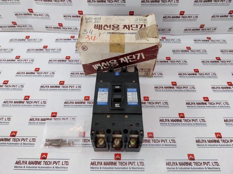 Hyundai Hbl-403 Molded Case Circuit Breaker 440v