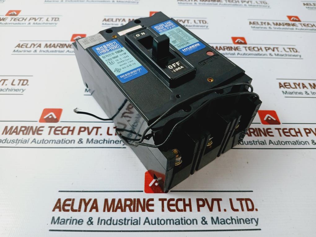 Hyundai Hbs-103c Molded Case Circuit Breaker 660v - Image 3