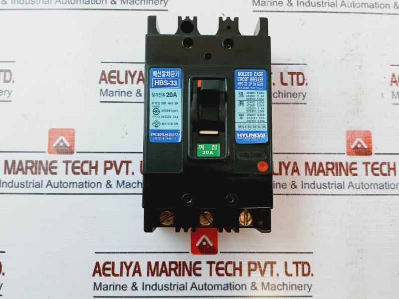 Hyundai Hbs-33 Molded Case Circuit Breaker 660v