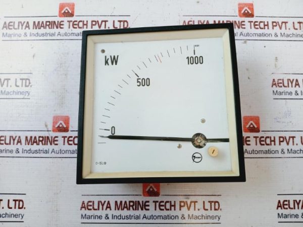 Janssen Kilowatt Panel Meter 0-1000 Kw
