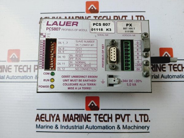 Lauer Pcs807 Profibus-dp Module 24v