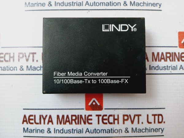 Lindy 10100 Base-tx To 100 Base-fx Fiber Media Converter 5v