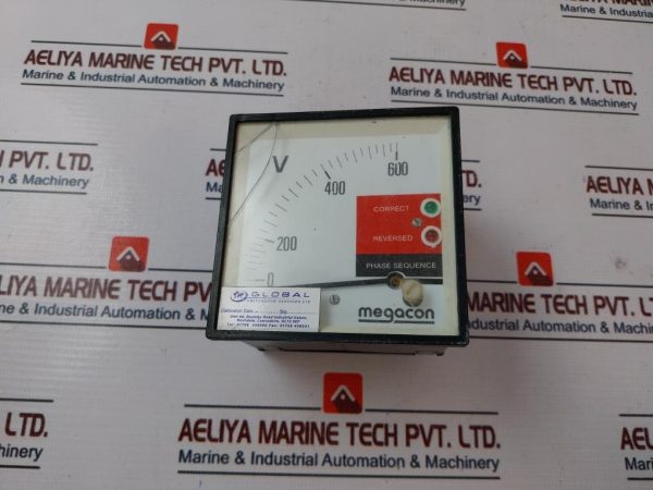 Megacon Ksp 34 Phase Monitoring Voltmeter 600 V