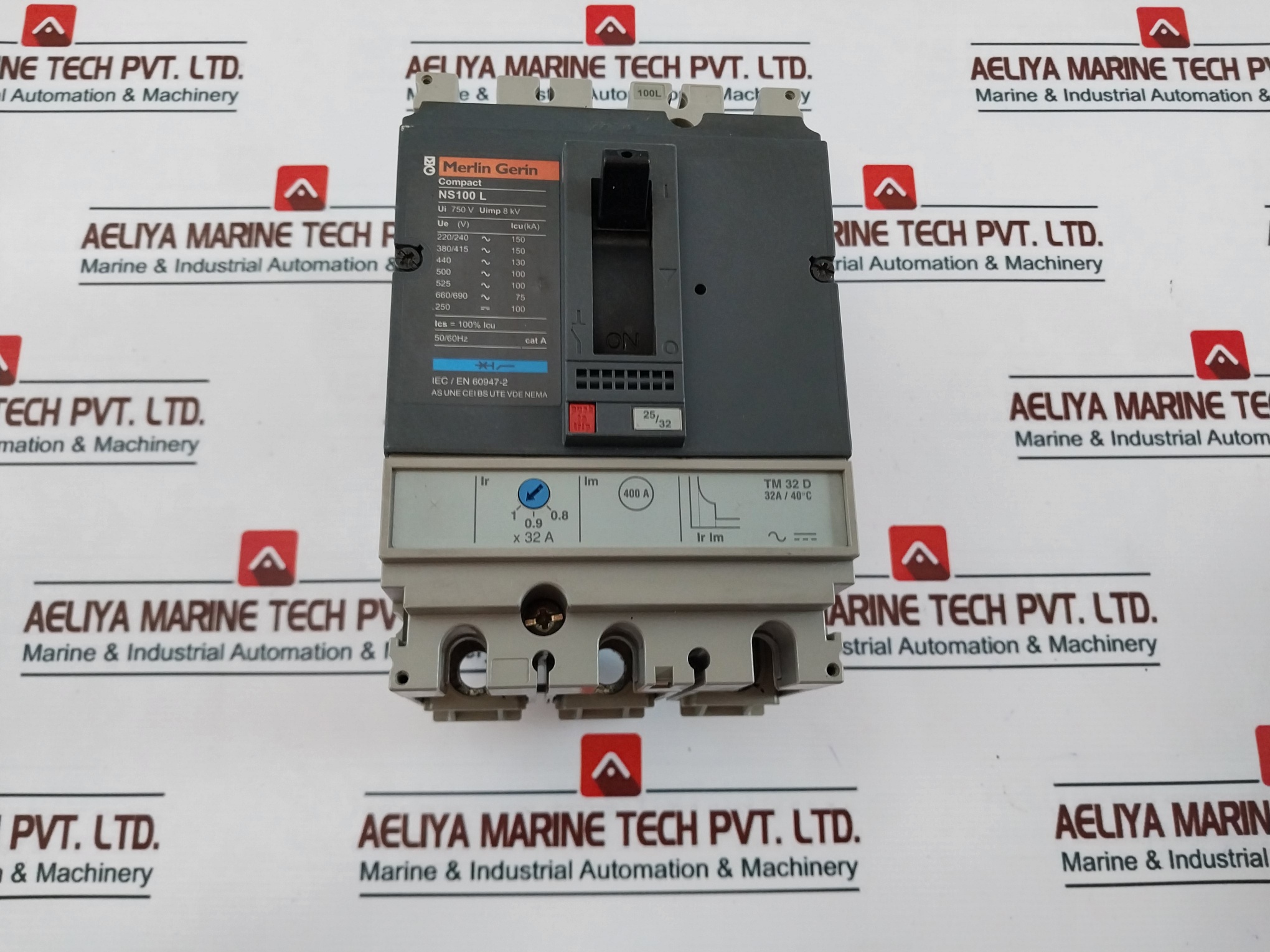 Merlin Gerin Schneider Electric Ns100-250l Circuit Breaker 750v