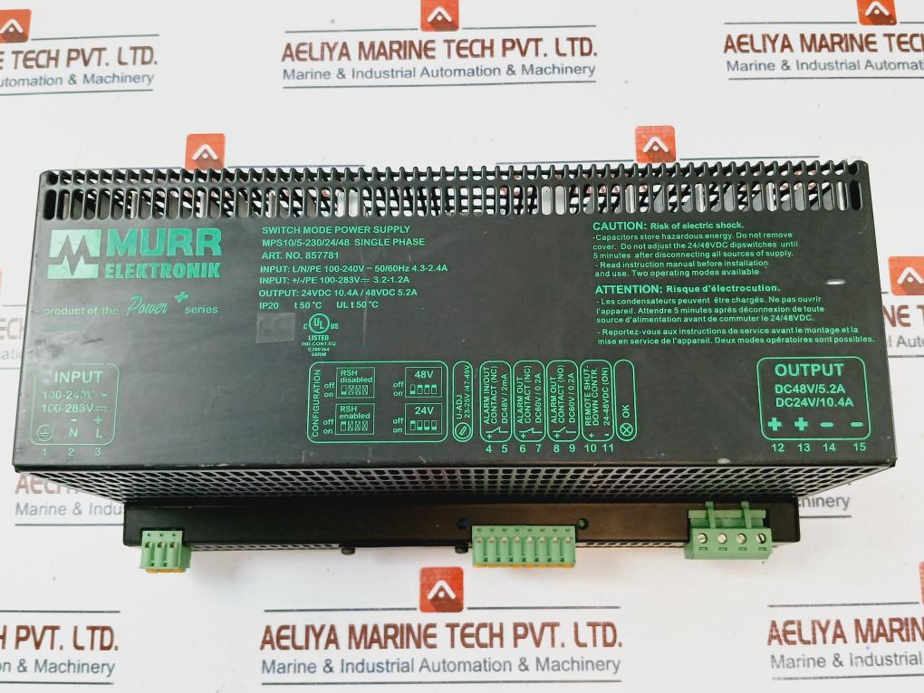 Murr Elektronik Mps105-2302448 Switch Mode Power Supply 283v