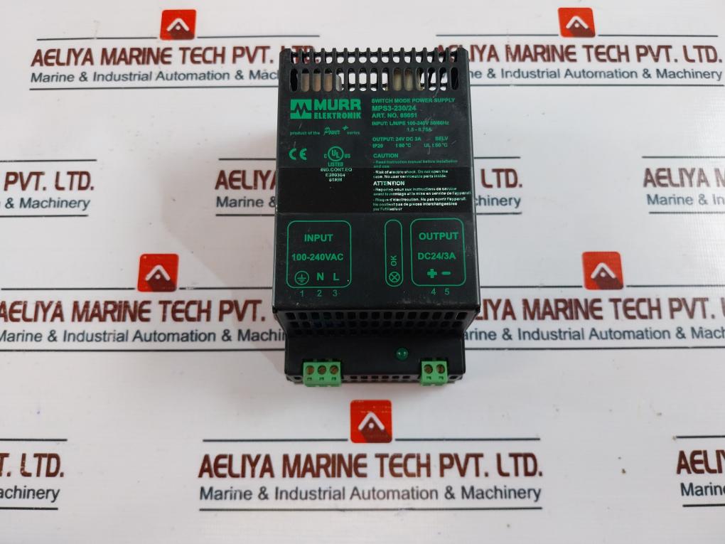Murr Elektronik Mps3-23024 Switch Mode Power Supply 24v