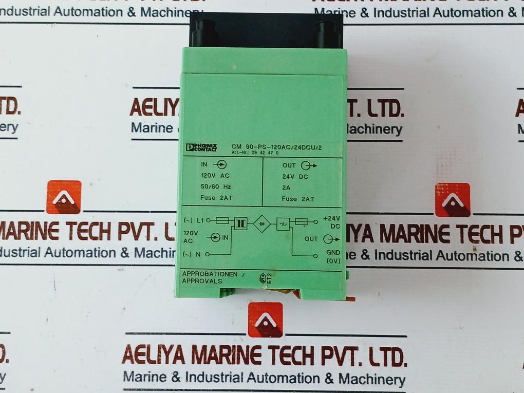 Phoenix Contact Cm90-ps-120ac24dcu2 Power Supply 120v