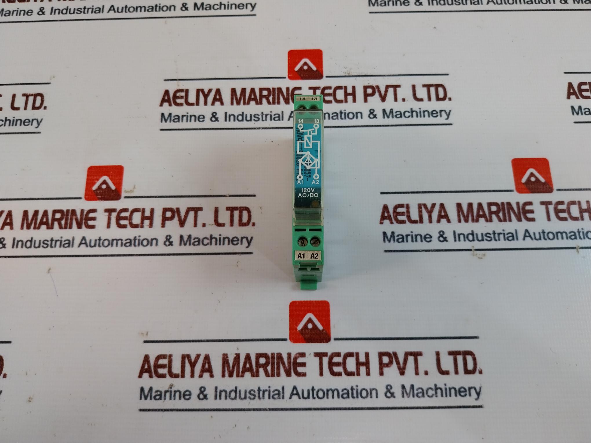 Phoenix Contact Emg 12-relksr-1201 Relay Module 120v