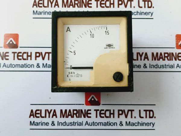 Radio Controle 0-15a Analog Ammeter