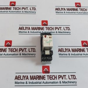 Schneider Electric Rxm4ab1p7 Miniature Plug-in Relay With Socket