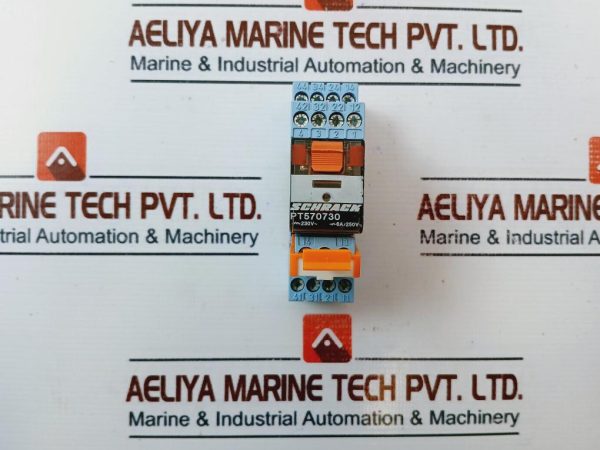 Schrack Pt570730 Power Relay With Socket 250v