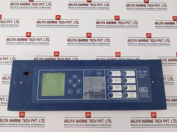 Schweitzer Engineering Laboratories Sel-451 Protection Automation Control