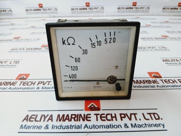 Siemens 1ma Analog Panel Meter 0-400