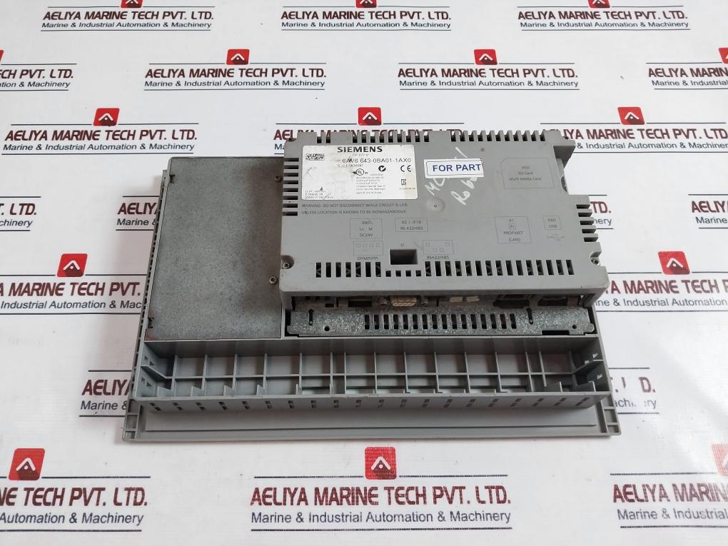 Siemens 1p 6av6 643-0ba01-1ax0 Hmi Touch Panel 24v - Image 4