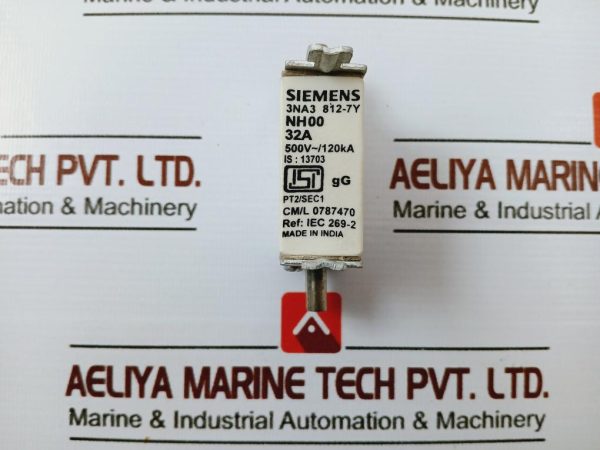 Siemens 3na3 812-7y Fuse Element 500v