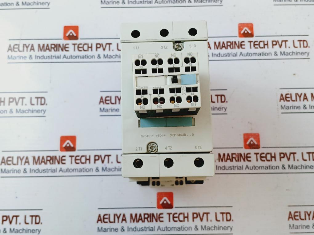 Siemens 3rh1921-2ha22 Auxiliary Switch Block With 3rt1044-3bb40 Power Contactor 1000v