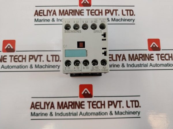 Siemens 3rt1017-1hb42 Power Contactor 600v