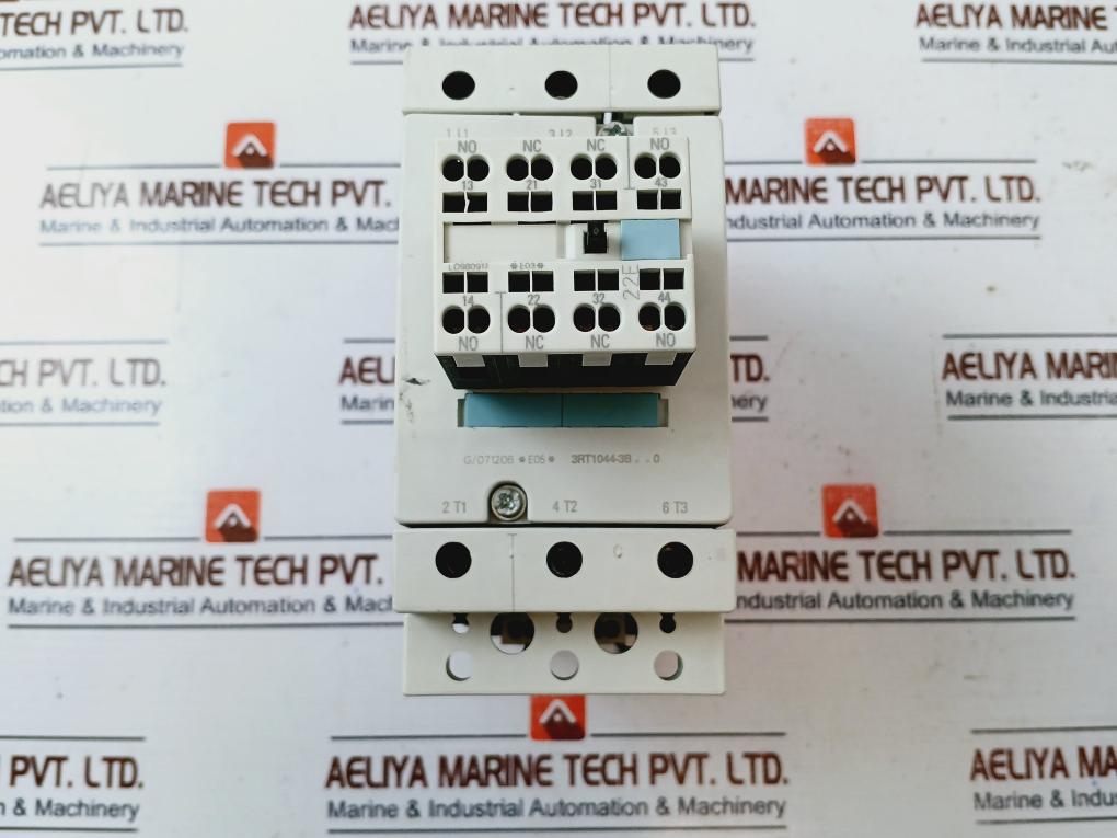 Siemens 3rt1044-3bb40 Power Contactor With 3rh1921-2ha22 Auxiliary Switch Block 1000v