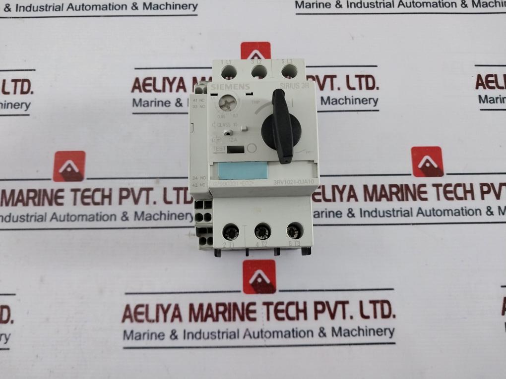 Siemens 3rv1021-0ja10 Circuit Breaker 240v