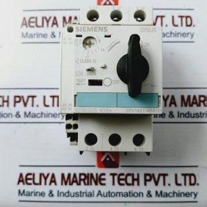 Siemens 3rv1021-4ba10 Circuit Breaker With Auxiliary Switch 690v