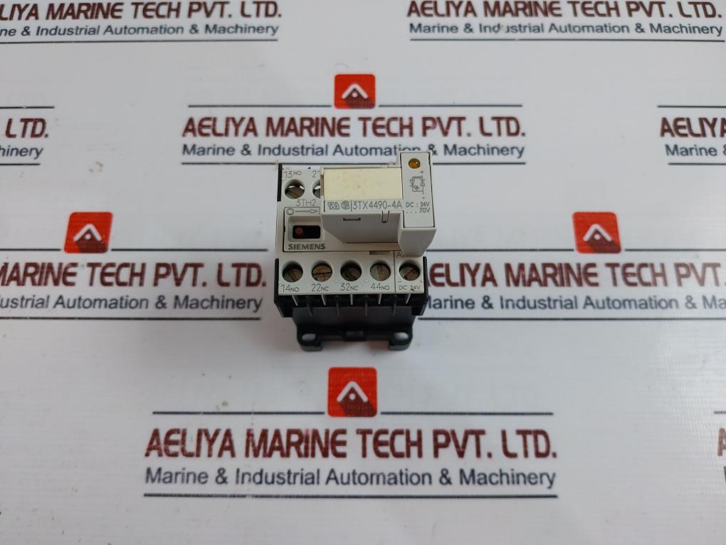 Siemens 3th2022-0bb4 Contactor Relay With Surge Suppressor - Aeliya Marine