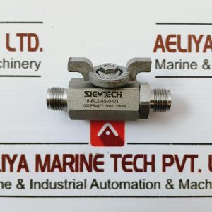 Siemtech 6-bl2-8s-0-o1 Ball Valve With Locking Handle