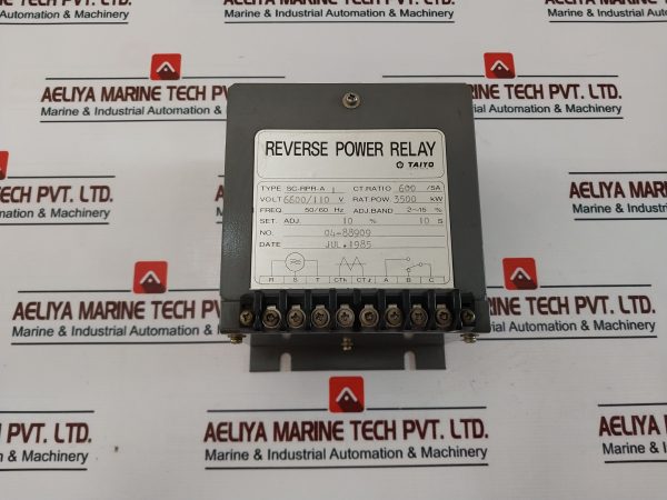 Taiyo Sc-rpr-a1 Reverse Power Relay 110v