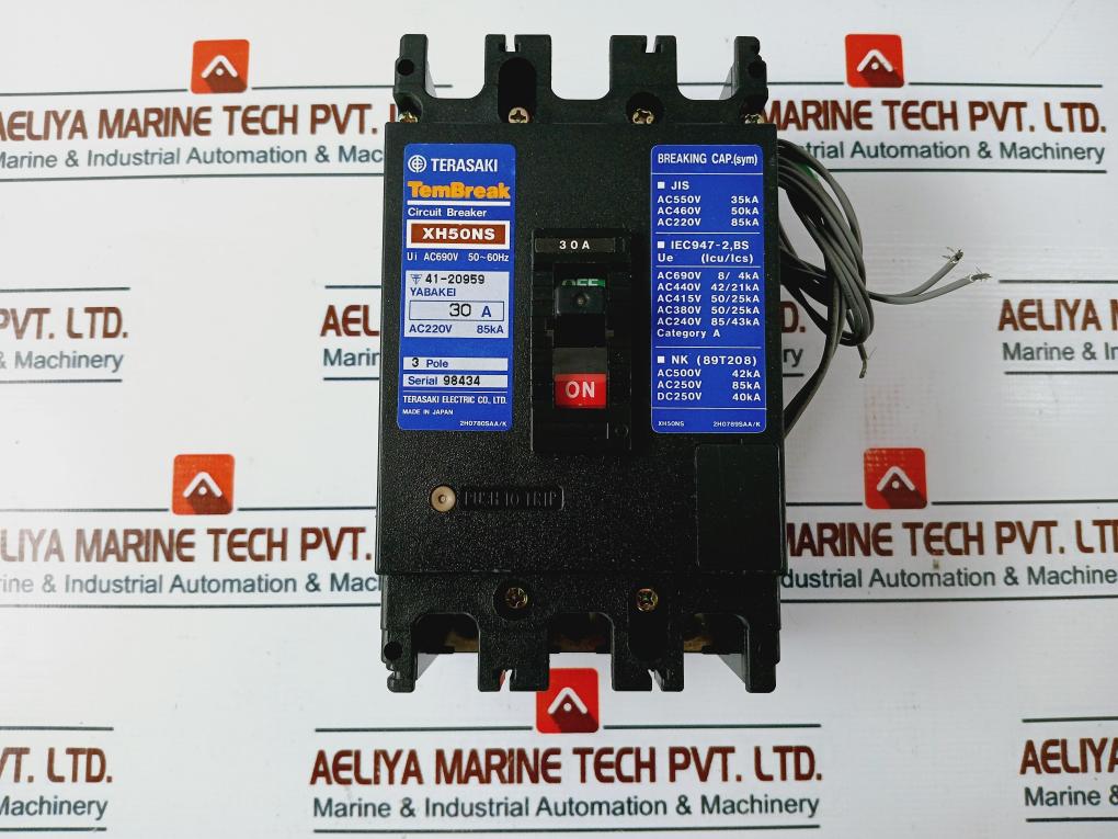 Terasaki Xh50ns 30a Circuit Breaker 250v