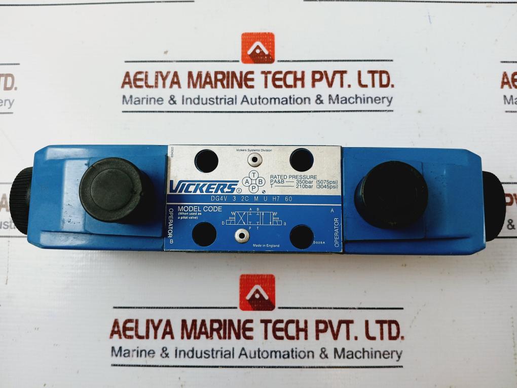 Vickers Dg4v 3 2c M U H7 60 Directional Control Valve 24v