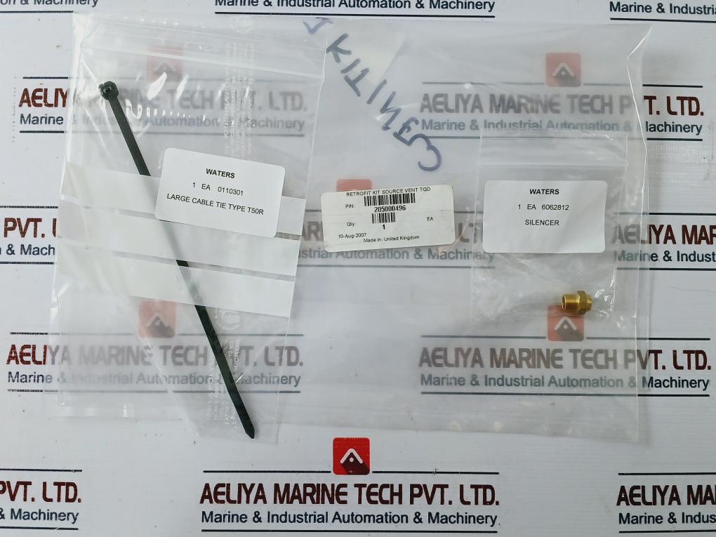 Waters 205000496 Large Cable Tie, Silencer, Cable Gland, O-ring, Retrofit Kit