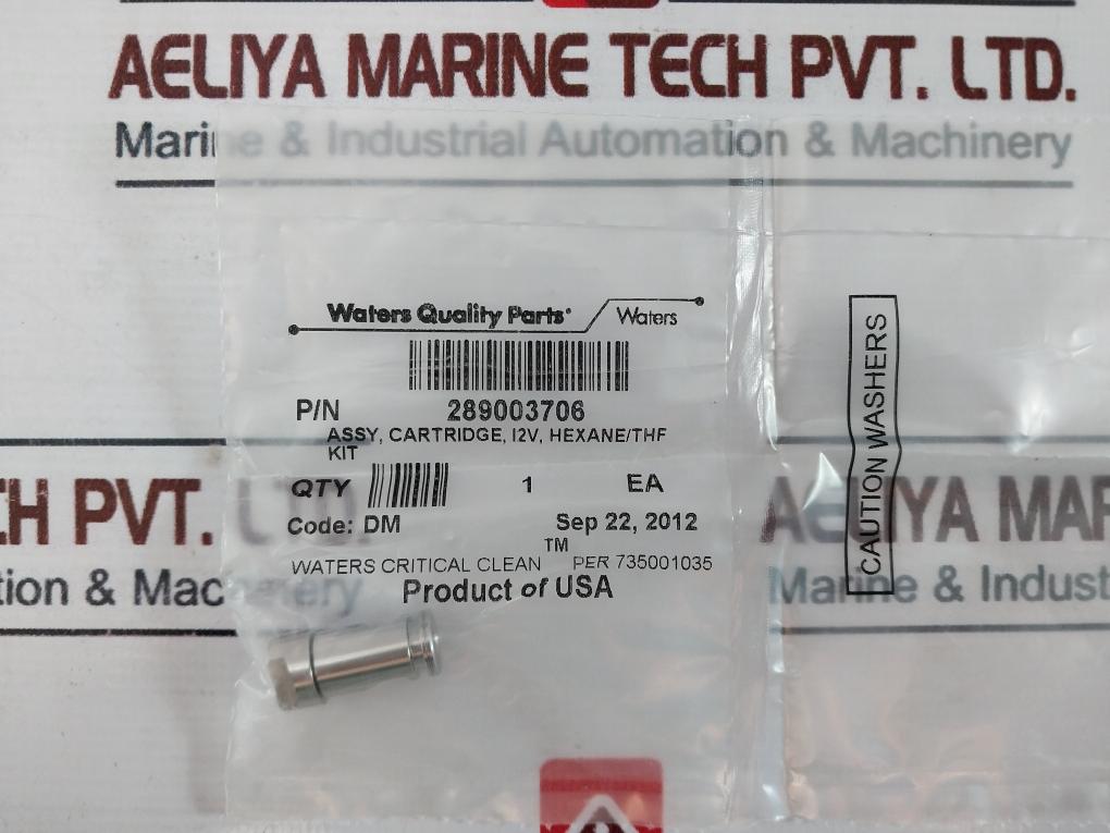 Waters 289003706 Assy Cartridge I2v Hexane Thf Kit - Image 3