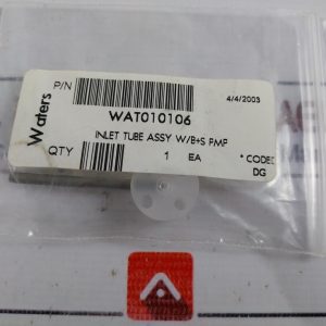 Waters Wat010106 Inlet Tube Assy With Ball+seat Pmp