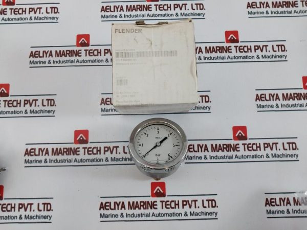 Ab Lohmann 0-6 Bar Pressure Gauge 0-300 Psi