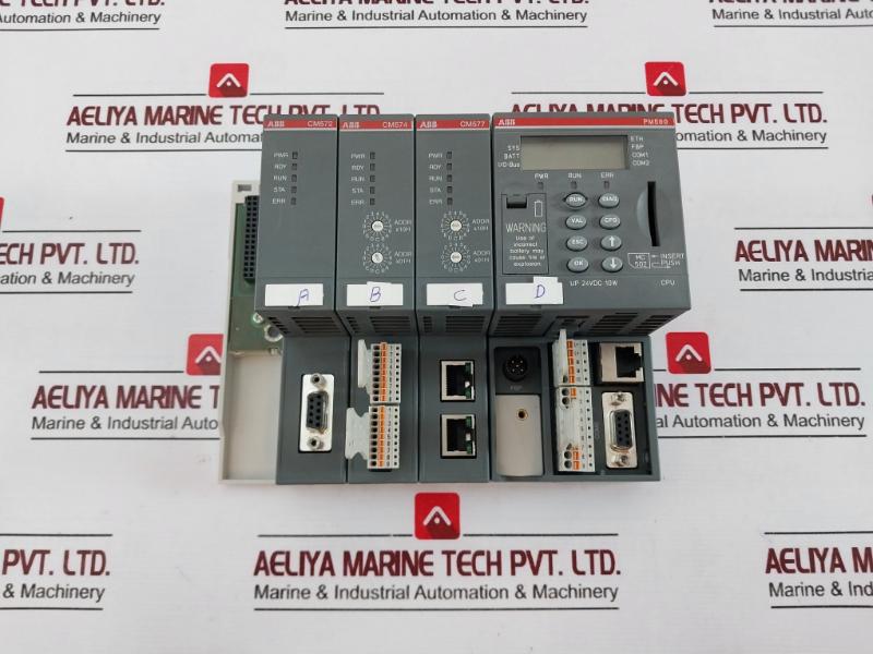 Abb Pm590-eth D8 2Mb Ethernet Central Processing Unit 24V