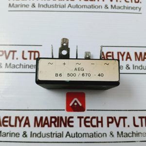 Aeg B6 500670-40 Phase Bridge Rectifier