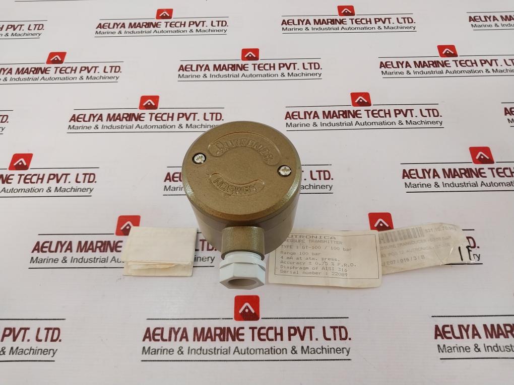 Autronica Gt-100100 Bar Pressure Transmitter 32v