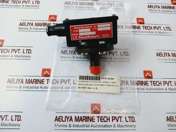 Bailey & Mackey 207ce Pressure Switch 5a