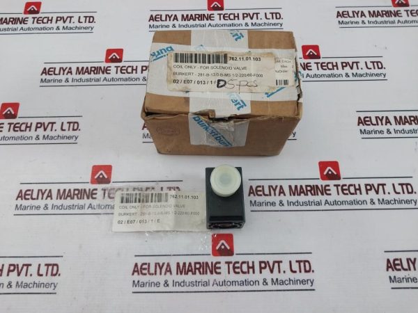 Burkert 0281 B 13,0 Nbr Ms Coil Only-for Solenoid Valve 230v