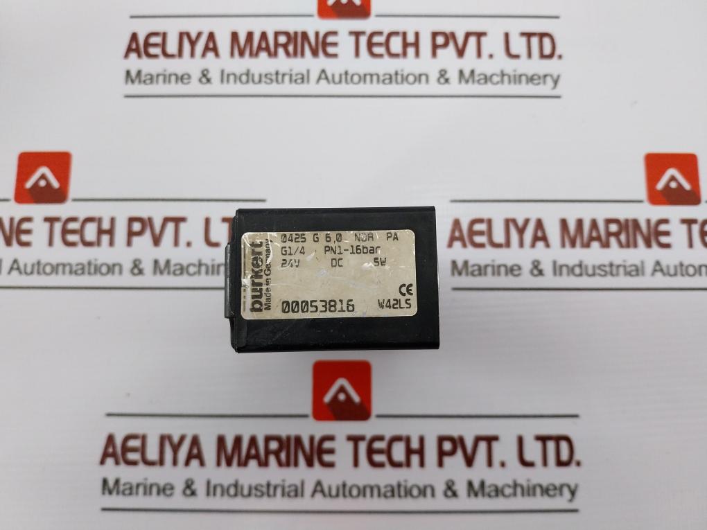 Burkert 0425 G 6,0 Nbr Pa Pneumatic Solenoid Valve Control Block - Image 4