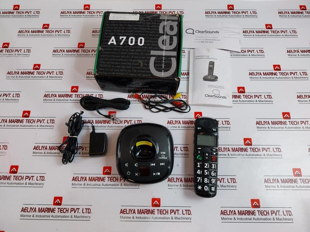 Clearsounds A700 Amplified Cordless Phone With Answering Machine 240V