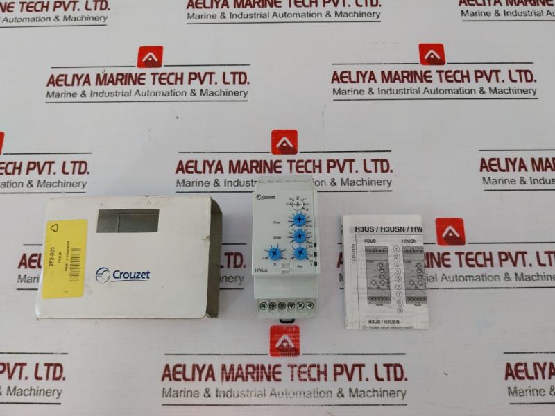 Crouzet Hwua 3 Phase Multifunction Control Relay 480v