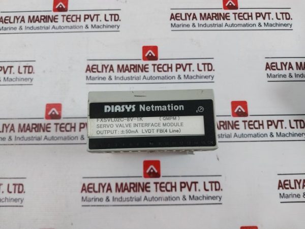 Diasys Netmation Fxsvl02C-8V-1K Servo Valve Interface Module