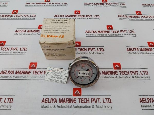 Elite Arsm069 Pressure Gauge 0-600 Psi