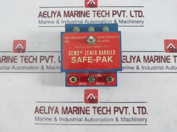 Gems Sensors Division Zener Barrier Safe-pak